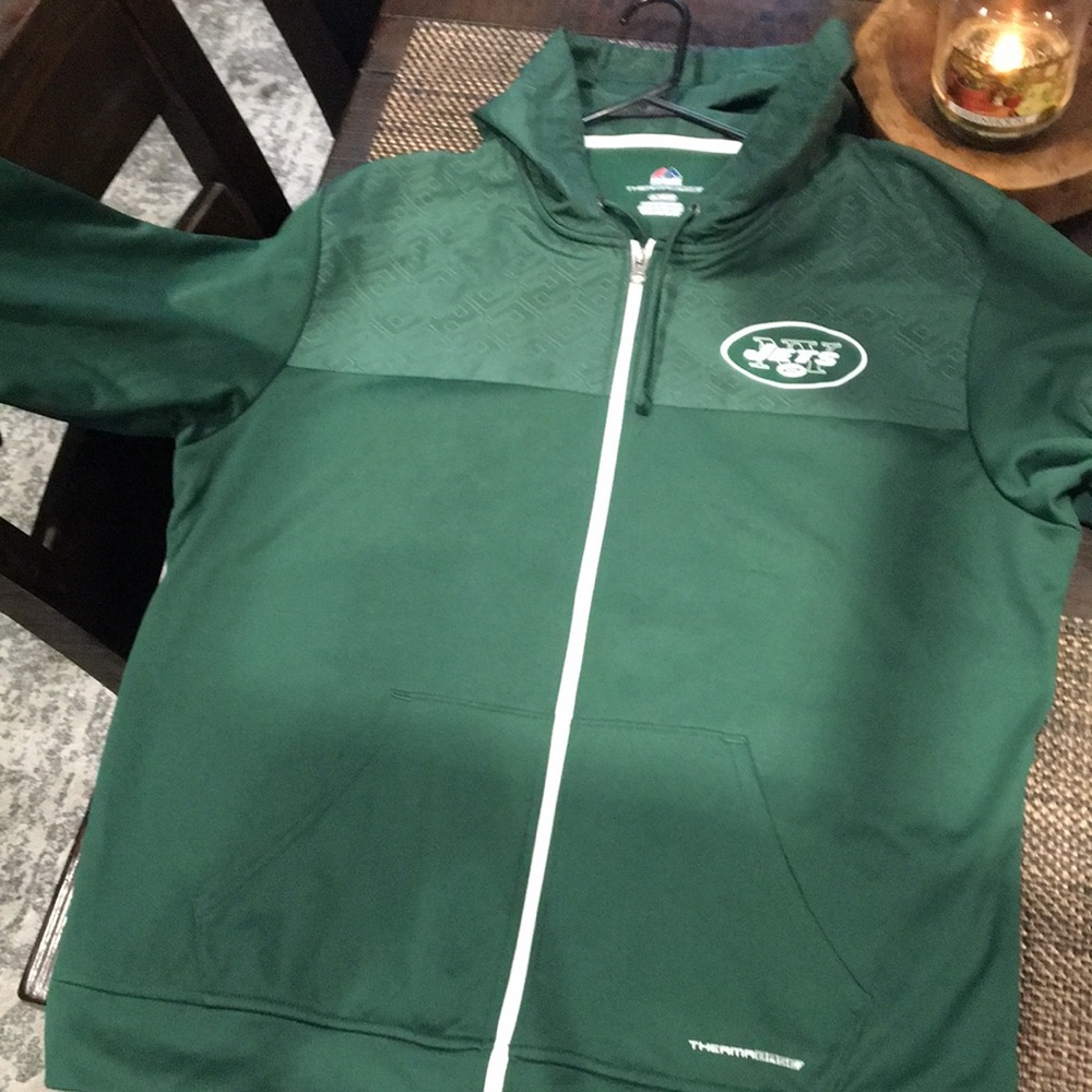 NY JETS zip up hoodie